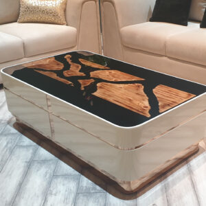 Center Table Wood n Resin k